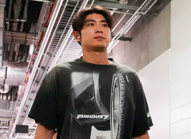 Lee Jung-hoo heading to work. /Photo=San Francisco Giants official social media