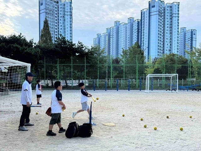 티볼스쿨 진행 모습. /사진=한국야구위원회