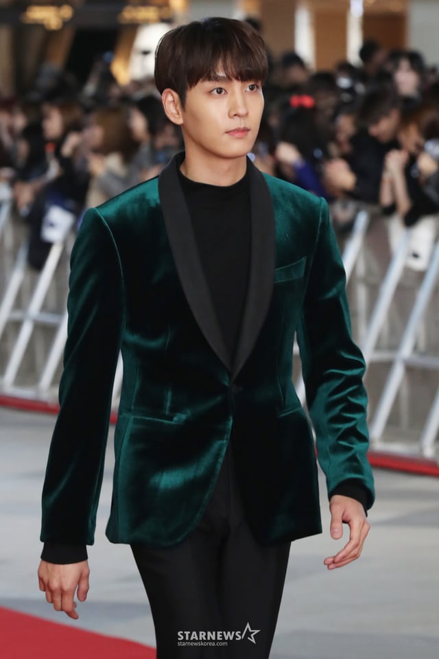  배우 최태준이 28일 오후 인천 파라다이스시티 아트스페이스·플라자에서 열린 세계 최초 가수, 배우 통합 시상식 '2018 Asia Artist Awards'(2018 아시아아티스트어워즈 '2018 AAA')에서 레드카펫을 밟고 있다.