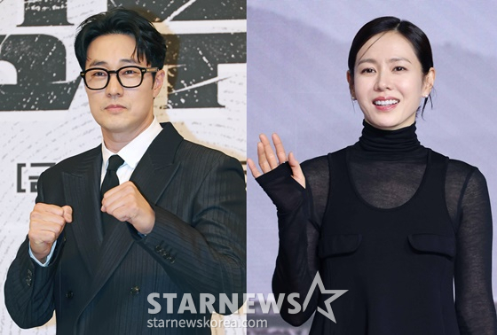 소지섭(왼쪽), 손예진/사진=스타뉴스