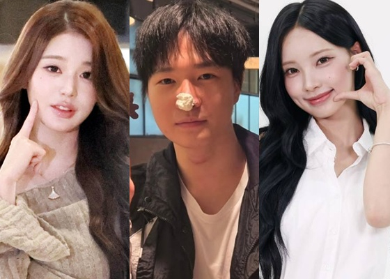 Jang Won-young của IVE, Kim Min-guk con trai của Kim Sung-joo, Won-i của Lesserafim /ảnh=StarNews, SNS của Kim Min-guk
