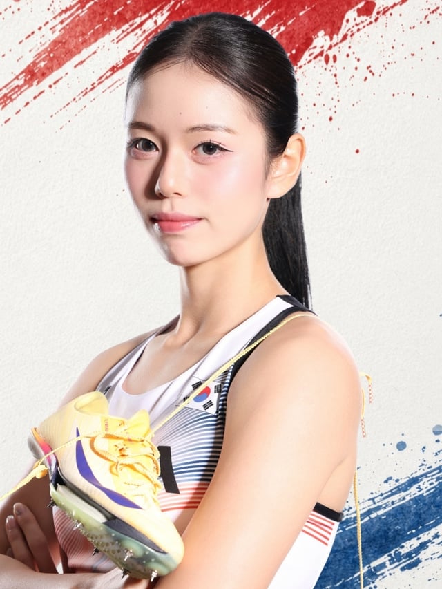 김주하의 2026 아이치·나고야 아시안게임 프로필 사진. /사진=김주하 SNS 갈무리