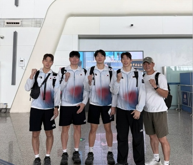 한국 남자 3x3 농구 대표팀. /사진=대한민국농구협회 SNS
