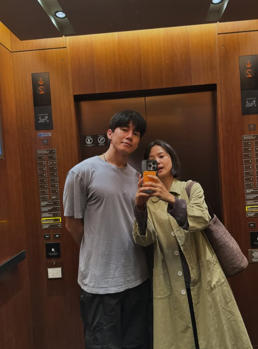 Yoon Seung-ah and Kim Mu-yeol / Photo=Kim Mu-yeol Instagram