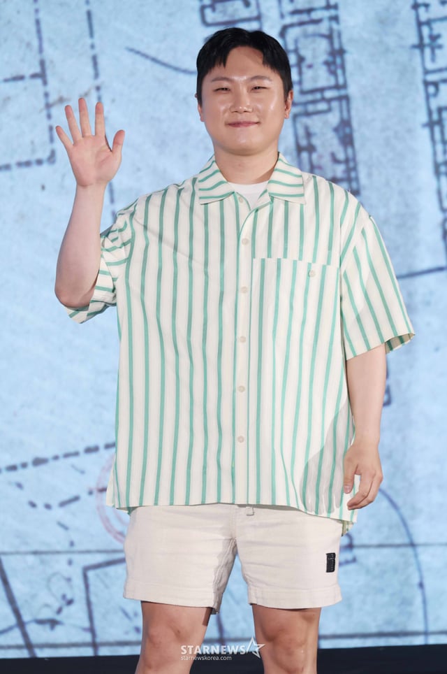 'Tag Game' Panibottle poses at a press conference for Disney+'s variety show 'Tag Game', held on the morning of the 28th at The Saint in Guro-gu, Seoul. 'Tag Game' is an extreme experiential chase survival variety program that combines adrenaline-pumping pursuit with psychological warfare between the chaser and the hidden tagger. It will be released on the 30th. /2026.09.28 /Photo=Lee Dong-hoon photoguy@