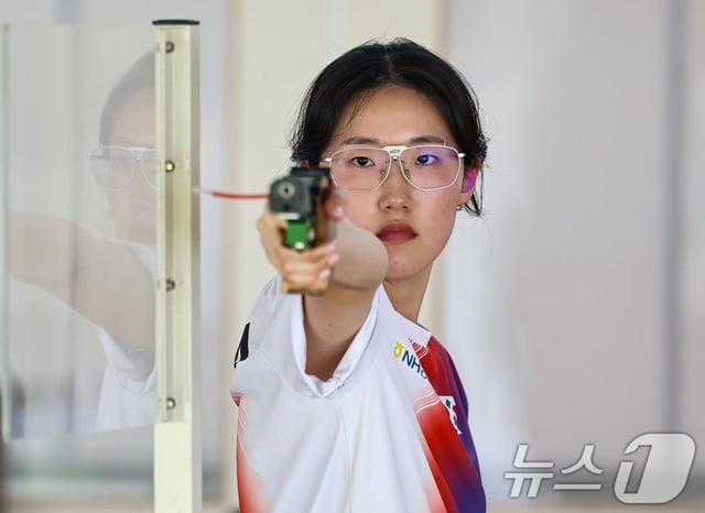Yang Ji-in, representante de Corea en tiro con arco para los Juegos Asiáticos de Aichi-Nagoya 2026. /foto=NEWS1