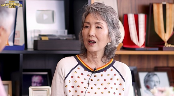 이휘향 /사진=유튜브 채널 '송승환의 원더풀 라이프' 캡처