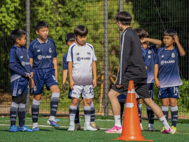 Seoul E-Land is conducting a '2026 Second-Half U-12 (Under-12) Player Selection Open Test' to discover promising youth talents. /Photo=Provided by Seoul E-Land