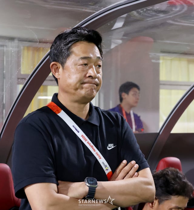 Lee Min-seong, entrenador de la selección nacional de fútbol sub-23 de Corea del Sur. /Foto=reportero sénior Kang Young-jo