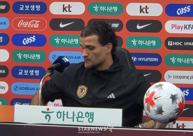 오스발도 비스카론도 베네수엘라 축구대표팀 감독. /사진=박재호 기자