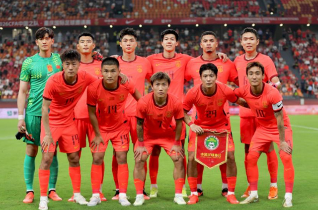 중국 축구 대표팀. /사진=중국 축구협회 홈페이지 캡처