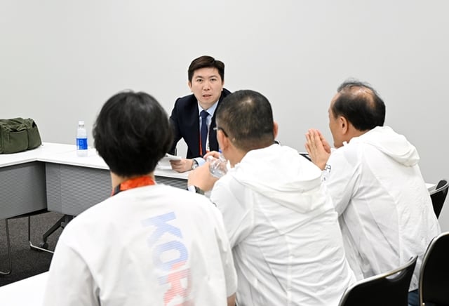 Scene from the on-site meeting. /Photo=Korea Sports Council
