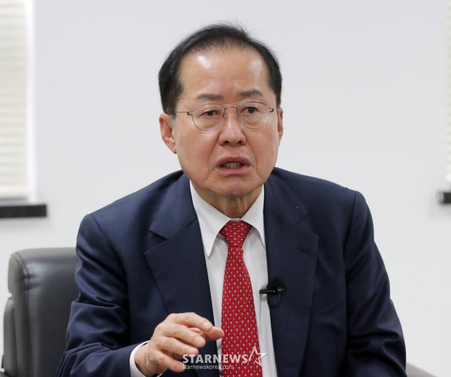 洪準杓元大邱市長/写真=キム·チャンヒョン記者chmt@