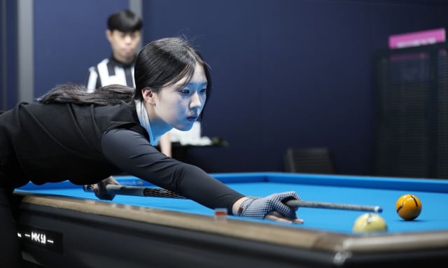 16세 프로당구 선수 이승희. /사진=PBA 투어 제공