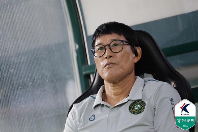 コ·ジョンウン金浦FC監督。 /写真=韓国プロサッカー連盟提供
