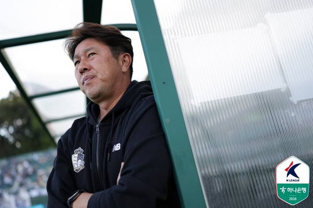 김도균 서울이랜드 감독. /사진=한국프로축구연맹 제공