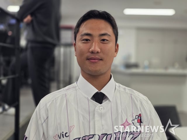 KT 2027 신인 김단이 최근 수원KT위즈파크를 찾아 스타뉴스와 만났다. /사진=김동윤 기자
