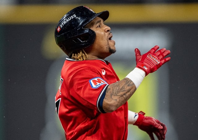 Roaring Jose Ramirez. /Photo=Cleveland Guardians official SNS