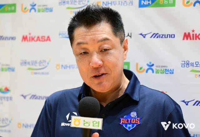 Head coach Manabe Masayoshi of IBK Industrial Bank of Korea. /Photo=Provided by the Korea Volleyball Federation