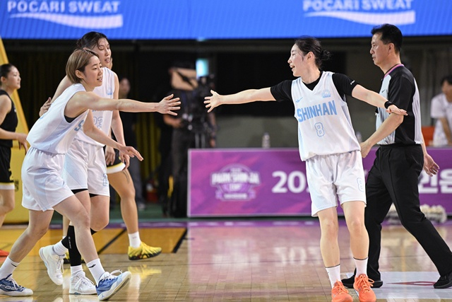 Kim Ji-young (right). /Photo=WKBL