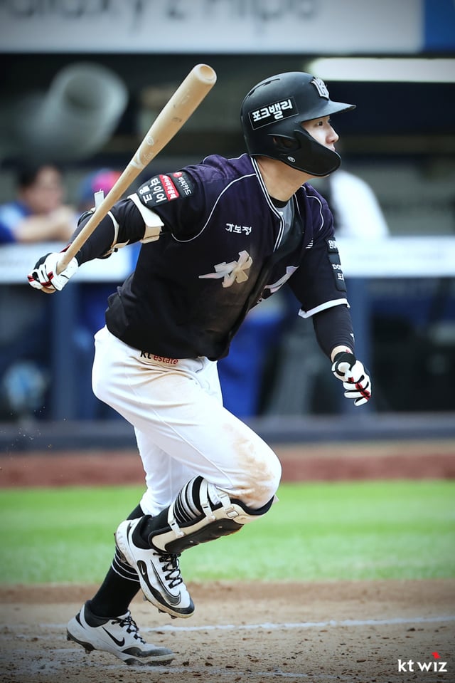 Imagen de Choi Won-jun de los KT Wiz el día 11. /Foto=Proporcionado por KT Wiz