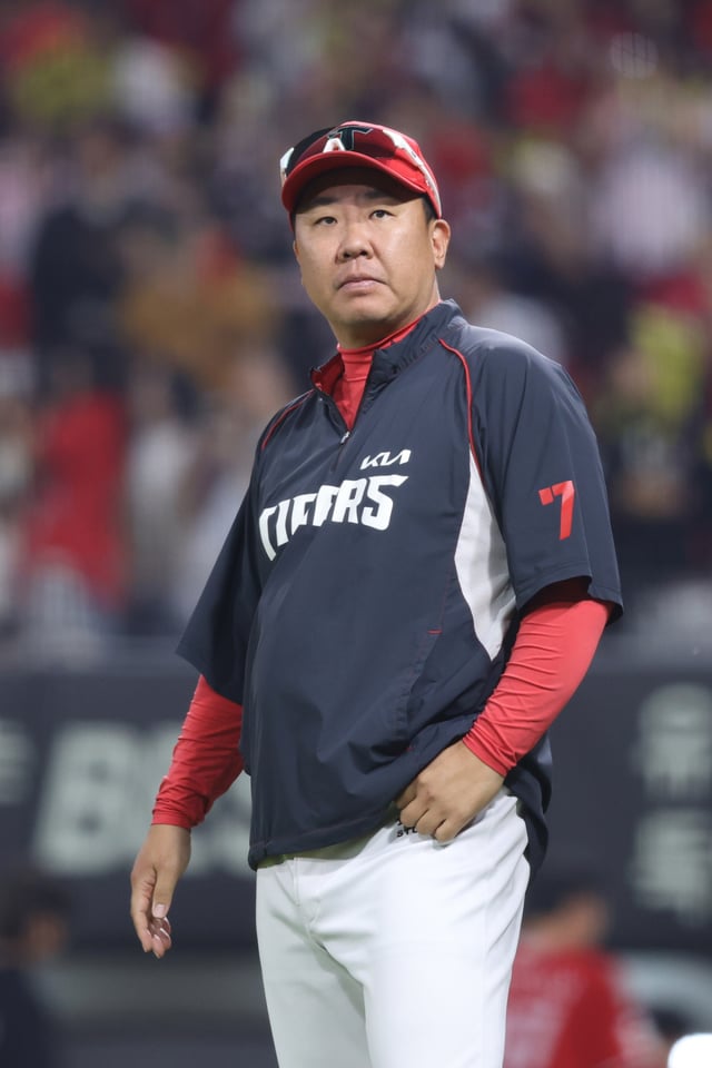 KIAタイガースのイ·ボムホ監督。 /写真=KIAタイガース提供