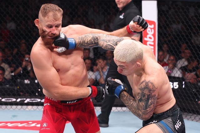 /照片=UFC提供 斯特林（右）。