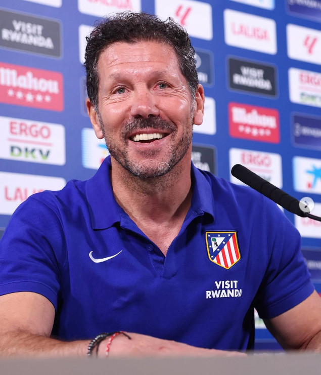 Atletico Madrid manager Diego Simeone. /Photo=Atletico Madrid official SNS
