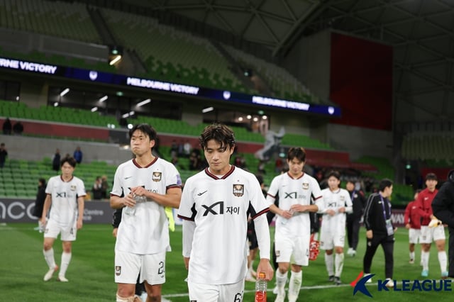 경기 후 FC서울 선수들의 모습. /사진=한국프로축구연맹 제공