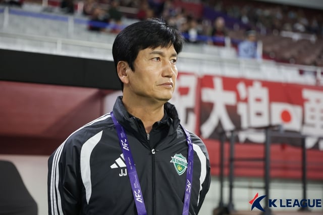 鄭正溶（チョン·ジョンヨン）全北現代（チョンブク·ヒョンデ）監督。 /写真=韓国プロサッカー連盟提供