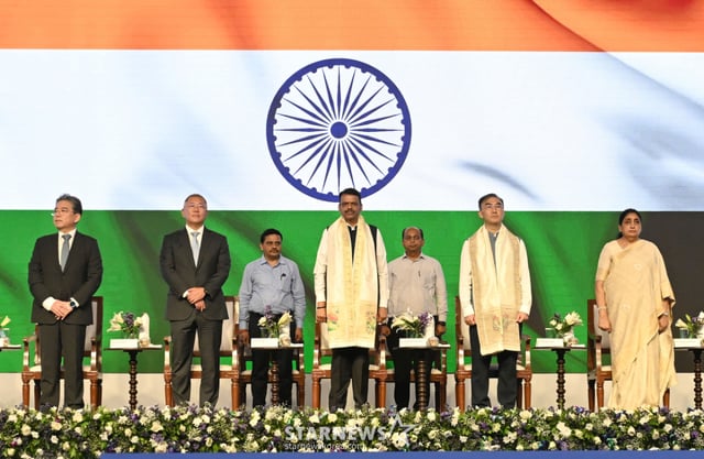 Inauguration ceremony for Hyundai Motor's Pune plant in India / Photo provided by = Hyundai Motor Group