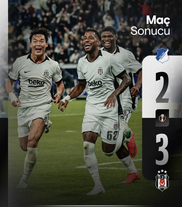 Marcador final. /Foto=SNS de Beşiktaş