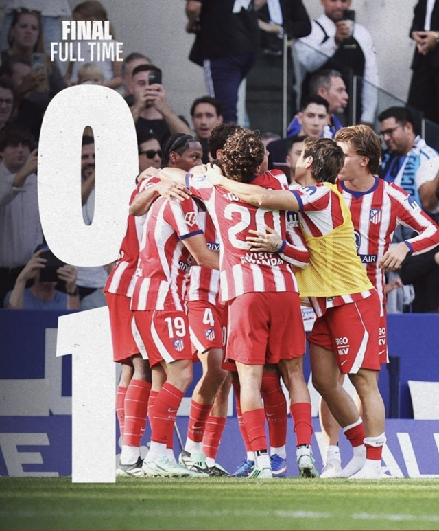 Final score. /Photo=Atletico Madrid SNS