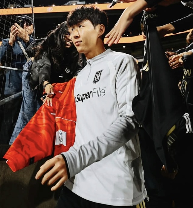 Son Heung-min. /foto=SNS de LAFC
