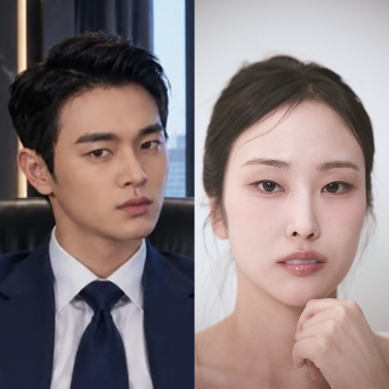 Jang Dong-ju (izquierda) y Yoo Jung-yun /Foto=Uiseon Entertainment