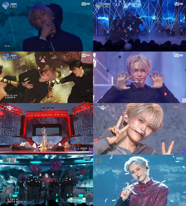 성한빈/ 사진출처= Mnet '엠카운트다운', KBS 2TV '뮤직뱅크', MBC '쇼! 음악중심' 캡처