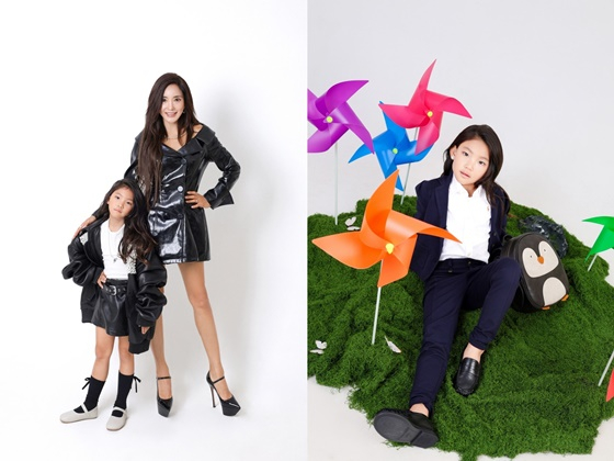 바다와 딸/사진=바다와 딸 김루아 양이 함께 한 키라키즈 11월호 화보 컷