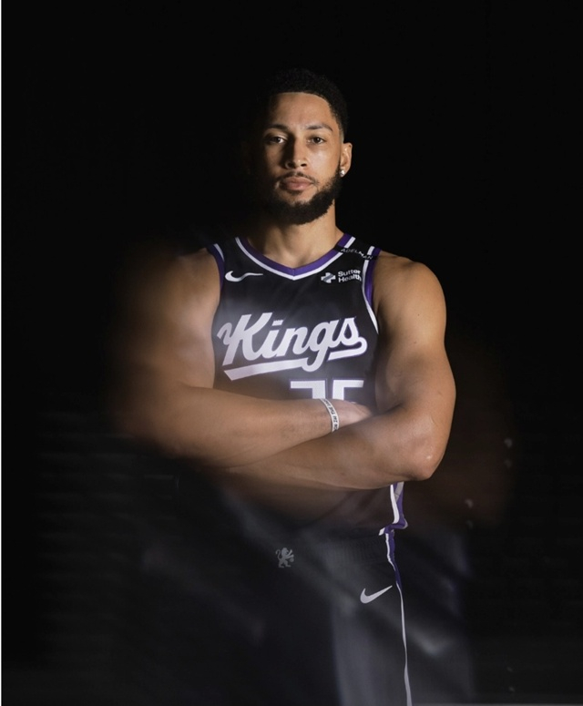 Ben Simmons wearing the Sacramento Kings uniform. /Photo=Ben Simmons SNS