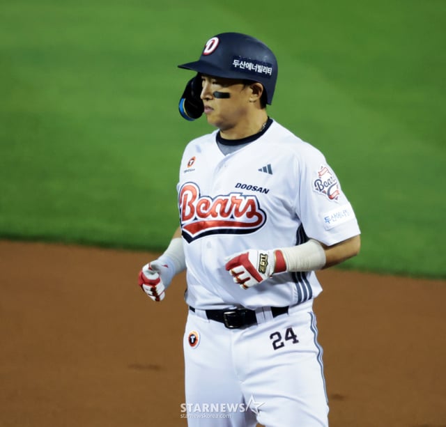 Son Ah-seop of the Doosan Bears. /Photo=Senior reporter Kang Young-jo