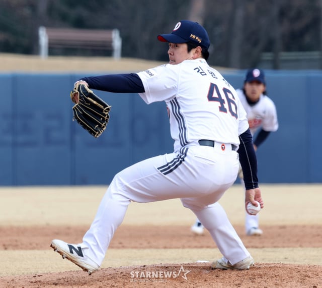 Kim Myeong-sin of the Doosan Bears. /Photo=Senior reporter Kang Young-jo