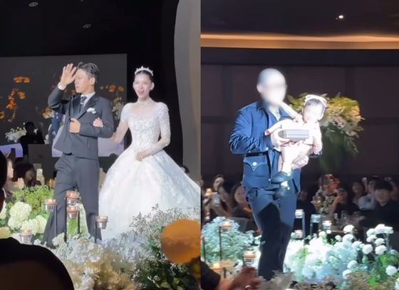 Yang Hong-won, Won Hyeon-ju, daughter as flower girl /Photo=Yang Hong-won's acquaintance's SNS