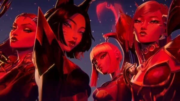 K/DA ‘FIRESTARTER’ 뮤비 장면 (사진=라이엇 게임즈)