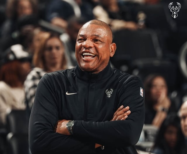 Former Bucks head coach Doc Rivers. /Photo=Official Milwaukee Bucks SNS