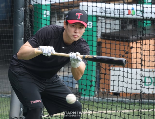 LG 홍창기. /사진=김진경 대기자