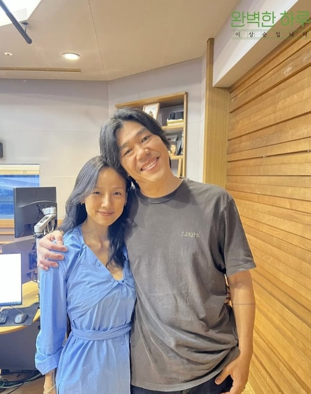 From left: Lee Hyo-ri and her husband, Lee Sang-soon /Photo=MBC Radio FM4U 'A Perfect Day with Lee Sang-soon'
