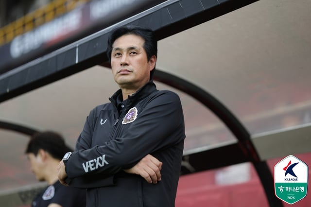 유병훈 FC안양 감독. /사진=한국프로축구연맹 제공