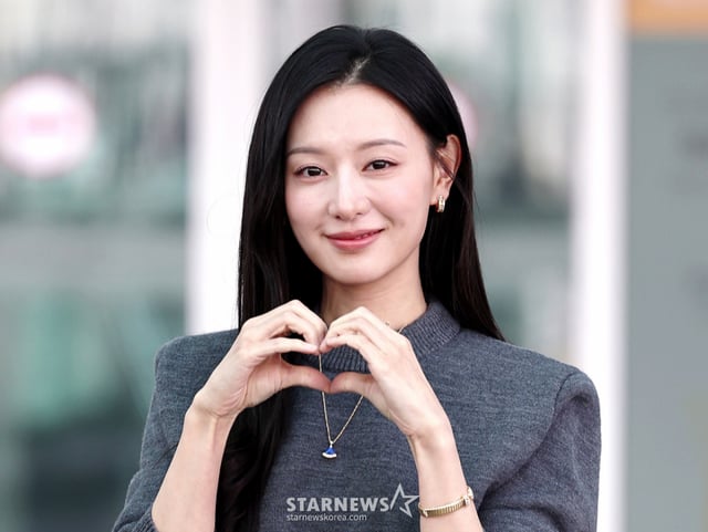 배우 김지원 /사진=(인천공항=뉴스1) 구윤성 기자