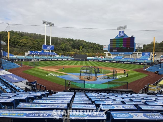 26일 경기를 앞둔 대구삼성라이온즈파크. /사진=박수진 기자