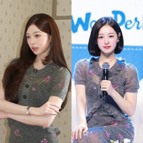 왼쪽부터 장원영, 김지원 /사진=장원영 SNS, 온라인 커뮤니티