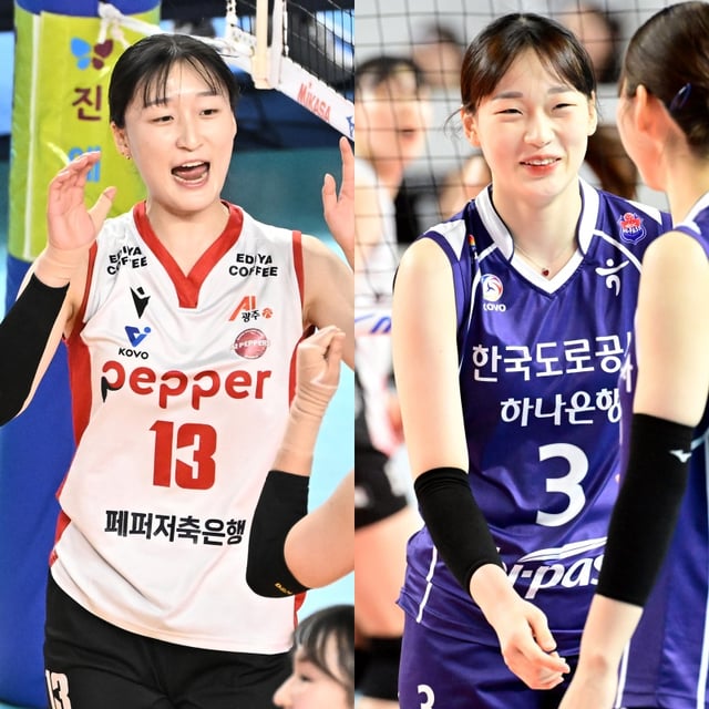 박은빈의 첫째 언니 박은서(왼쪽)와 둘째 언니 박은지. /사진=KOVO 제공